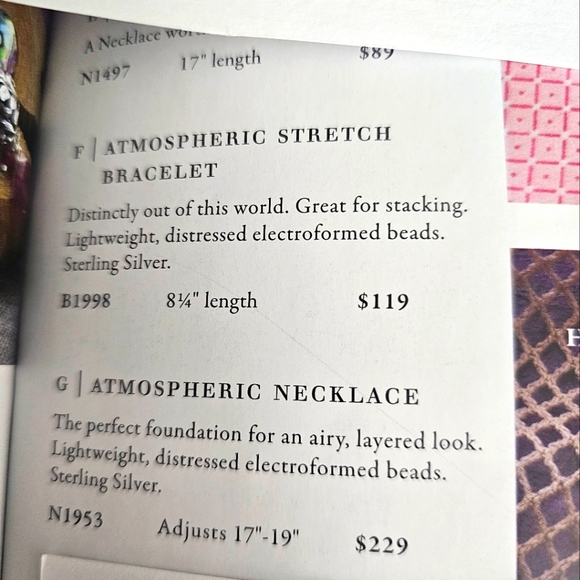 Silpada Atmospheric Sterling Silver Beaded Necklace and Stretch Bracelet Set - Picture 6 of 6